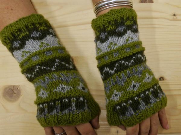 Woolen wristwarmers